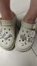 卡骆驰（CROCS）经典泡芙Clog男女一脚蹬懒人沙滩鞋 CR207521-2Y2 36 实拍图