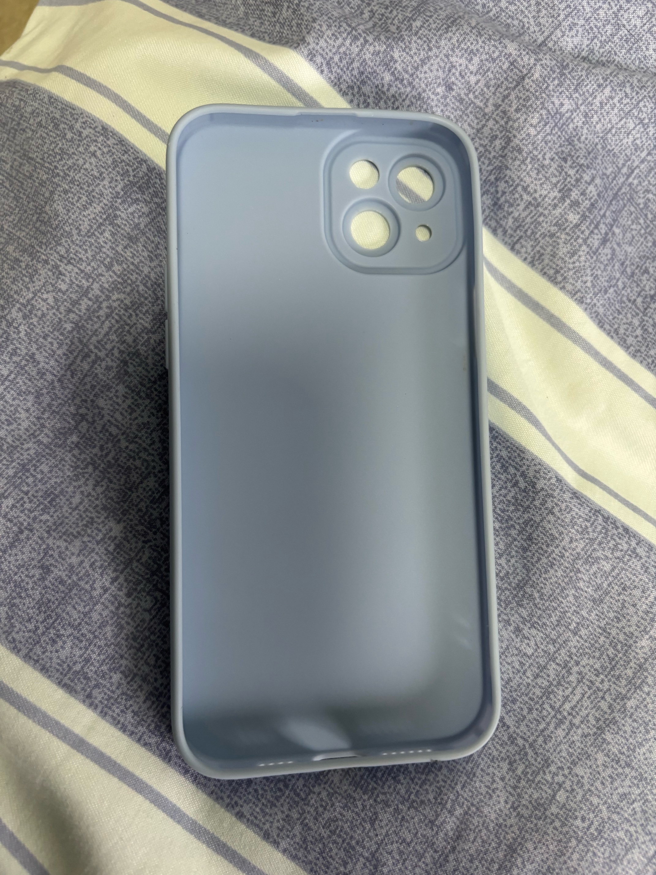 奶小鸭（NEYAA） 适用苹果15plus手机壳 iphone15plus保护套镜头全包硅胶防摔超薄创意卡通简约软壳男女款 远峰蓝 实拍图