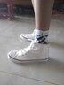 回力高帮帆布鞋男鞋春夏季款透气韩版帆布鞋女休闲鞋学生经典板鞋 经典白-473T 44 实拍图