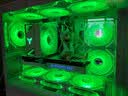 玩嘉双12口5V三针ARGB控制器白色 机箱风扇PWM温控集线器无线遥控神光同步磁吸 实拍图