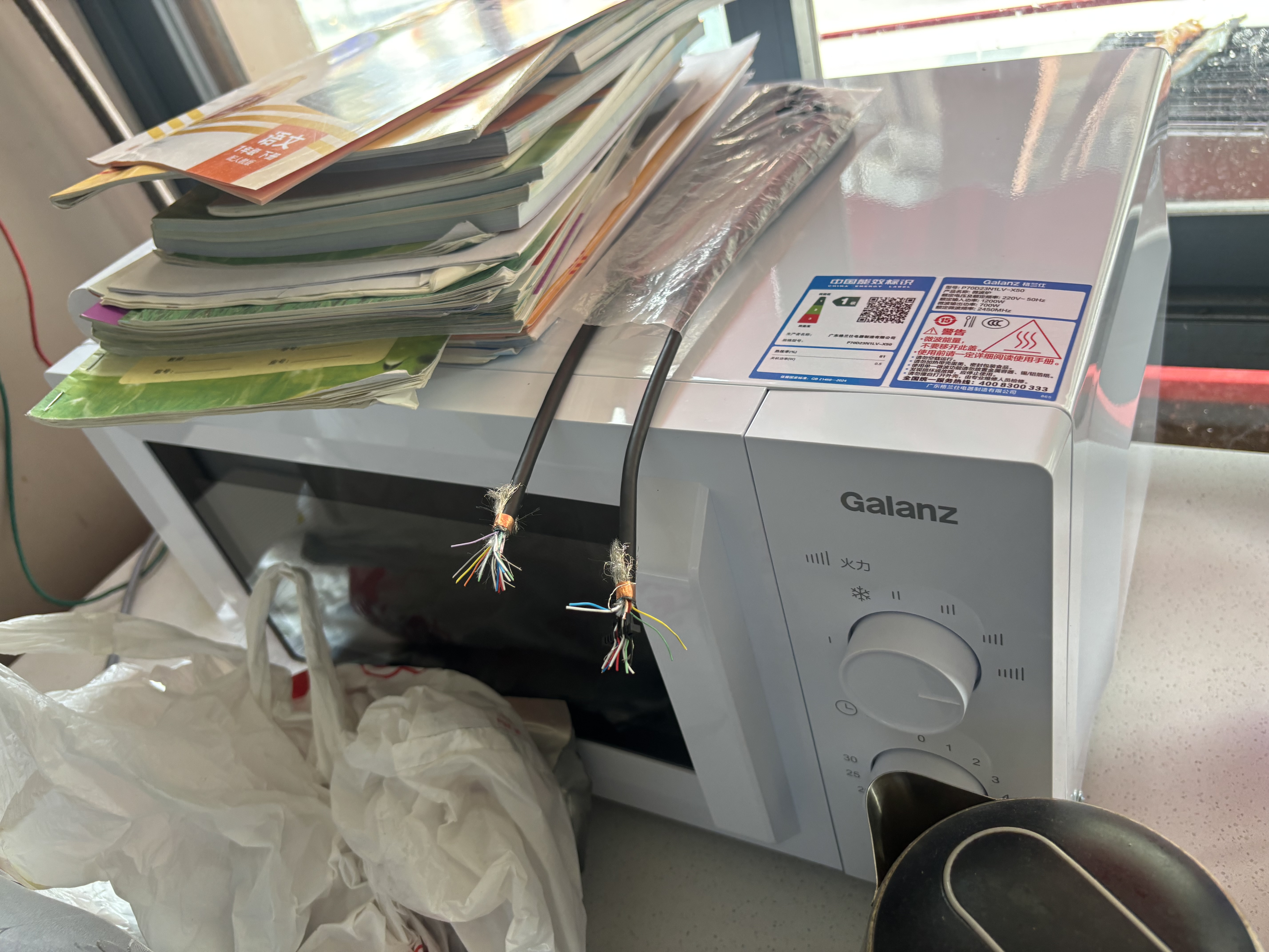 格兰仕（Galanz）变频微波炉家用 23L大容量 一级能效省电 转盘加热 简易旋钮操控X50（变频节能款） 实拍图