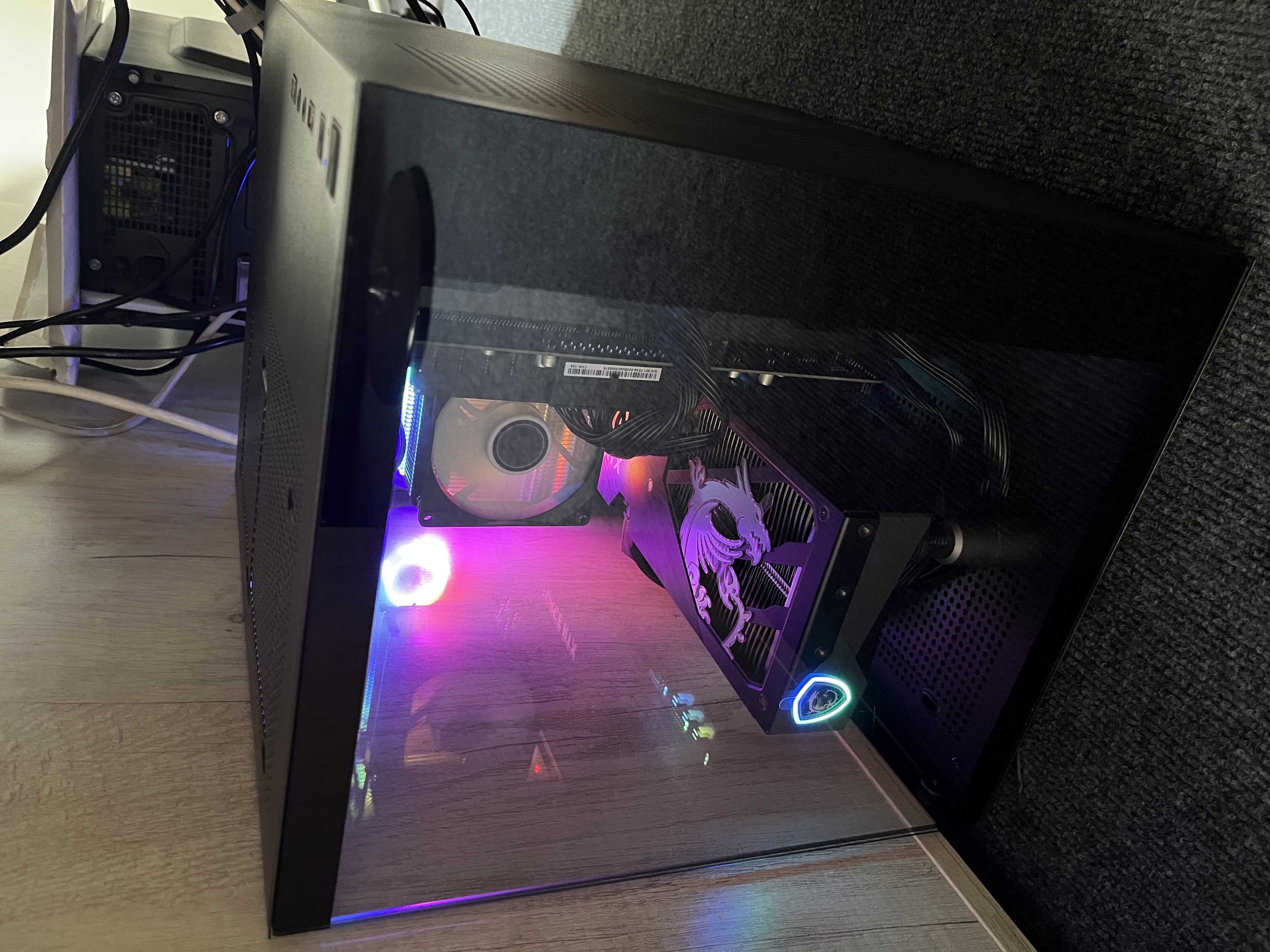 微星（MSI） i5 12400F/14400F/RTX3060/4060/5060Ti黑悟空三角洲游戏主机电脑台式机组装电脑主机DIY整机 配置九：i5 14400F丨RTX5060 8G 实拍图