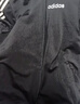 adidas休闲舒适三条纹立领夹克外套男装秋季阿迪达斯官方轻运动 黑色/白（推荐选大一码）   2XL 实拍图