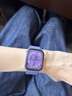 Apple/苹果 Watch S11 智能手表GPS款42毫米银色铝金属表壳雾紫色运动型表带S/M MEUT4CH/B 实拍图