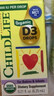 童年时光ChildLife维生素d3滴剂 6.25ml(约200滴)有机MCT油400IU促钙吸收 实拍图