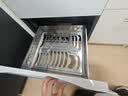 海尔（Haier）EB130B小红花嵌入式消毒柜家用灭菌舱130L 光波巴氏消毒3.0 大容量消毒碗柜三门三抽 白色母婴级 实拍图