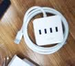 绿联USB3.0扩展器高速4口分线器 扩展坞HUB集线器 笔记本电脑一拖四多接口转换器延长线1.5米30221 实拍图