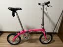 大行（DAHON） 412折叠自行车14英寸单速超轻迷你铝合金学生成人单车BYA412 粉色 实拍图