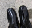 胜丽 雨鞋高筒防水鞋户外雨天耐磨胶鞋不易滑雨靴黑色44码 1双 实拍图