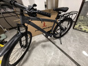 凤凰（Phoenix）山地车自行车成人学生12到18岁男女铝合金禧玛诺变速公路油碟单车 铝架/禧玛诺27速/油碟辐条轮灰 26寸【建议158-188CM】 实拍图