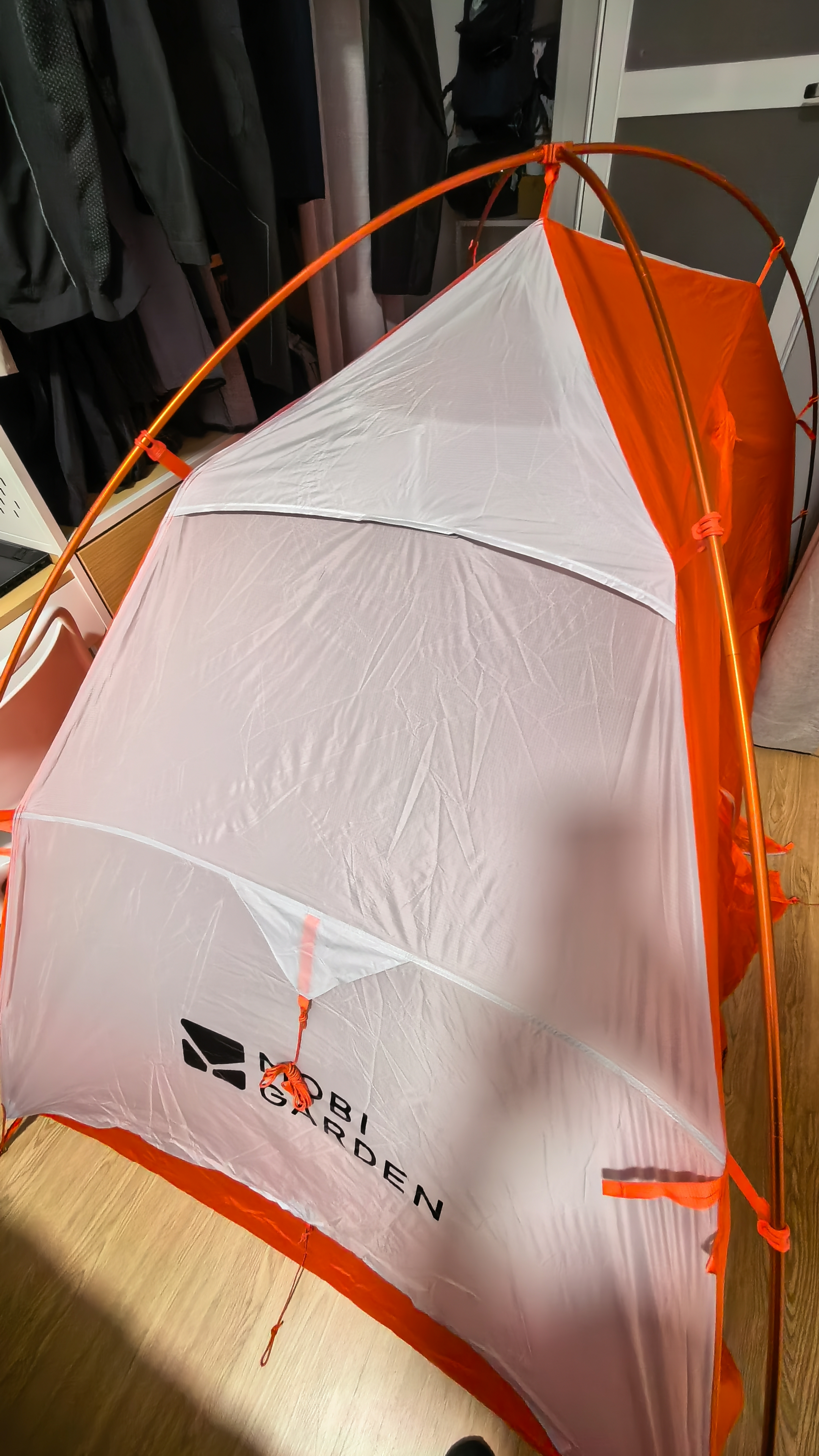 牧高笛（MOBIGARDEN）冷山风翼UL2 N39 户外高海拔徒步三季帐篷 NX25561008 日照金山橙 实拍图