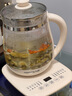 九阳（Joyoung）0胶水养生壶 1.5L煮茶器 玻璃花茶壶 316不锈钢烧水壶电热水壶 WY301 实拍图