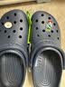 卡骆驰（CROCS）经典洞洞鞋轻便百搭女沙滩鞋包头拖鞋男鞋|10001 黑色-001(含智必星) 37 /38(230mm) 实拍图