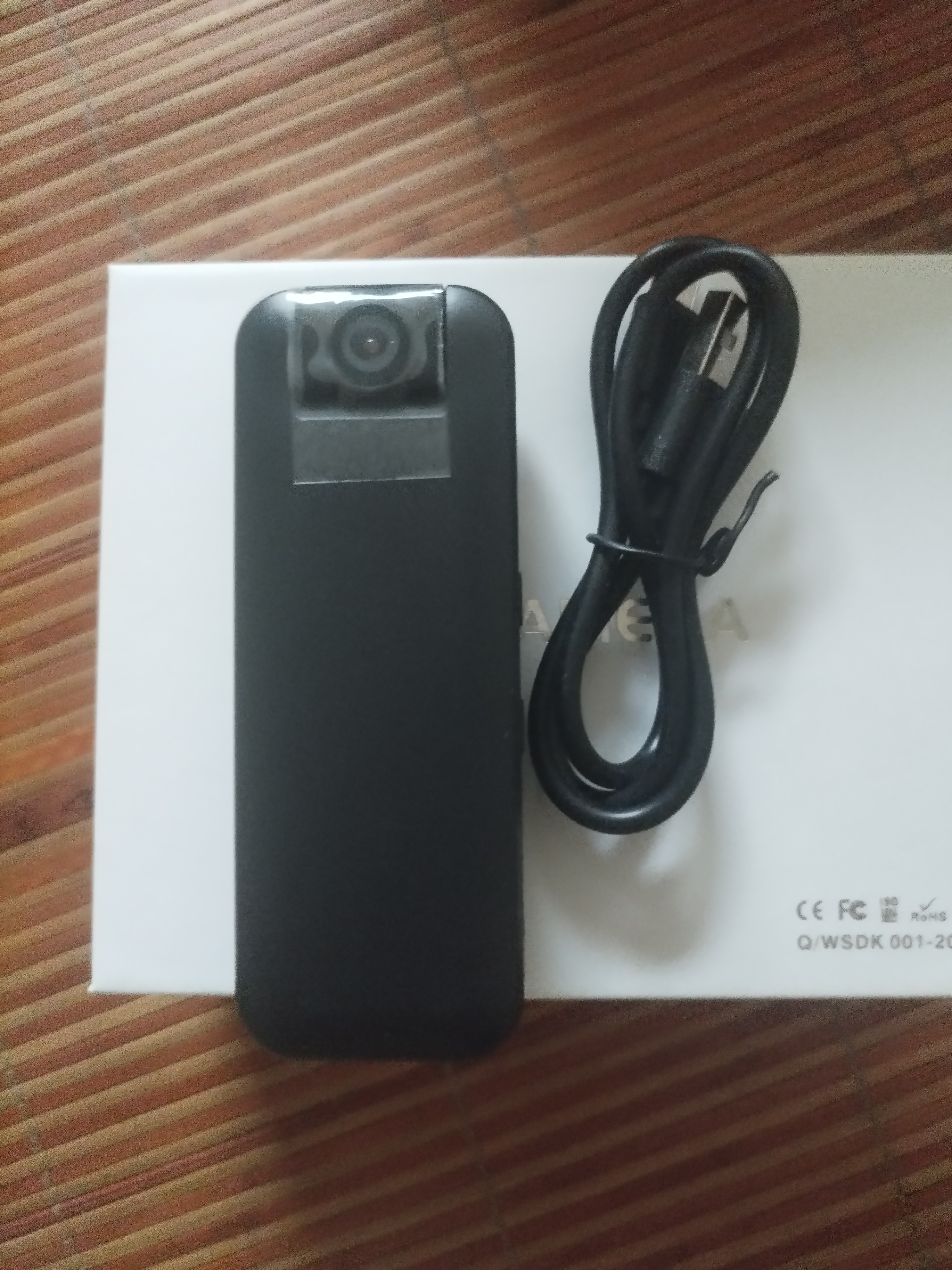 威视达康高清会议记录仪DV摄像机摄像头高清1920p监控户外随身便携式录像机穿戴背夹式录像神器 实拍图