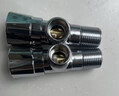 九牧（JOMOO）黄铜加厚角阀三角阀1冷1热套装   02064-1C1-1  实拍图