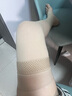 中三院静脉曲张弹力袜医用治疗型压力袜术后护小腿中老年春夏薄款男女 医用二级治疗型（长筒露趾） 肤色M码 参考体重90-110斤 实拍图