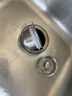 潜水艇（Submarine）洗菜盆漏水塞 厨房水槽过滤网 水槽按压弹跳芯下水器不锈钢防臭 【单槽】菜盆弹跳下水器 实拍图