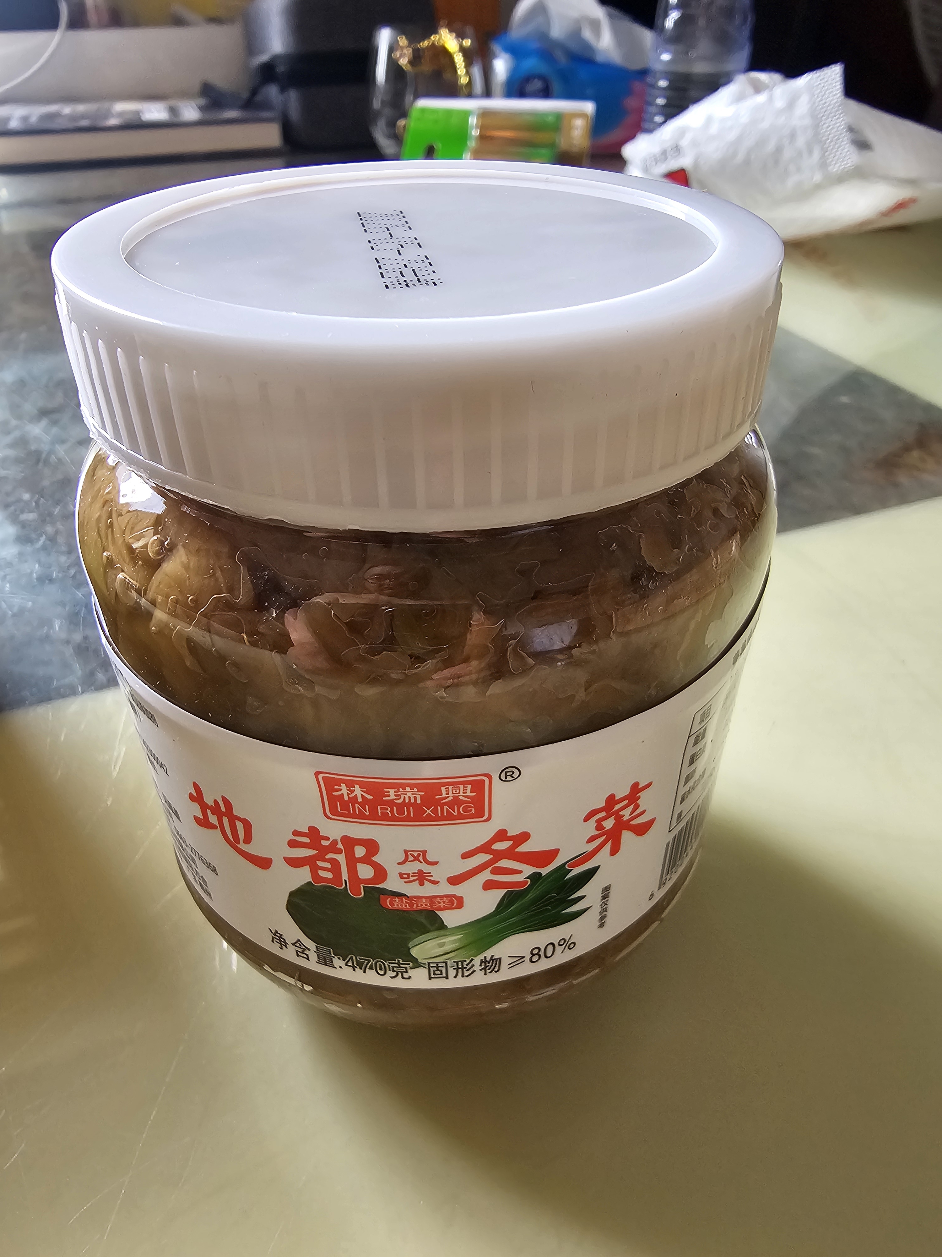 林瑞兴 地都冬菜470g 潮汕海鲜砂锅粥配菜 天津冬菜煲汤调味佐料酱菜 实拍图