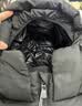 保姆鹅  【风墙】儿童羽绒服宝宝中长款护脸加厚外套保暖童装[NG2664] 炭黑 110 实拍图