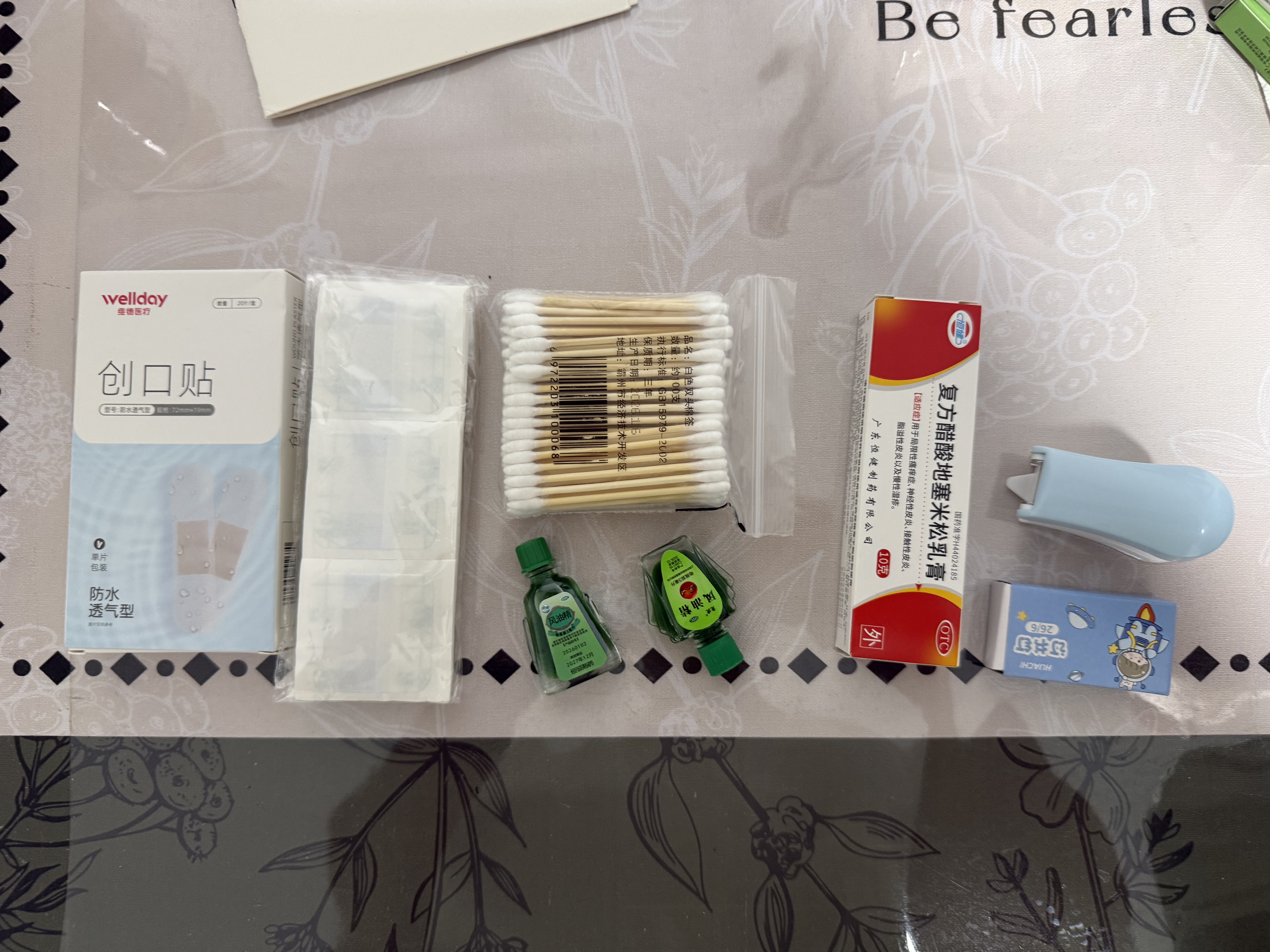 迷你订书机便携式学生办公迷你订书机试卷学习资料整理装订神器小巧轻松省力钉书机高颜值可爱 简约蓝/便携式迷你12号订书机/送400枚订书针 实拍图