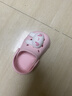 牧童儿童拖鞋夏男宝宝洞洞鞋软底女童卡通洗澡婴幼儿家居鞋萌兔粉130 实拍图