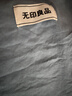 无印良品纯棉枕套A类100%新疆棉枕头套全棉枕巾枕芯套 48x74cm一对装  蓝 实拍图