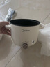 美的（Midea）电煮锅 泡面火锅宿舍小电锅 电蒸锅 多功能家用电热锅 2.6L蒸煮一体 小型2-3人用 配带蒸笼XZE2076 实拍图