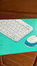 罗技（Logitech）MK245 Nano 键鼠套装 无线键鼠套装 办公键鼠套装 紧凑型 可调支架 带无线2.4G接收器 白 实拍图