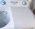 海尔（Haier）半自动双桶双缸洗衣机 12KG大容量  强力去污洗大件 一级能效家电国家补贴以旧换新 XPB120-81D2 实拍图