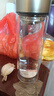 【京东物流配送】高硼硅双层玻璃杯大容量泡茶杯水杯子茶水分离杯 【双层加厚】茶杯350ml1只 实拍图