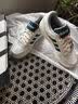 adidas「小锯齿」D-PAD CLASSIC美高风篮球风板鞋男女阿迪达斯 白色/遗迹蓝/棕色   39 实拍图