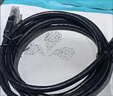 山泽超六类网线直角对弯头 CAT6类纯铜万兆网络连接线电脑路由器工程监控成品跳线 黑色5米 WT6A050 实拍图