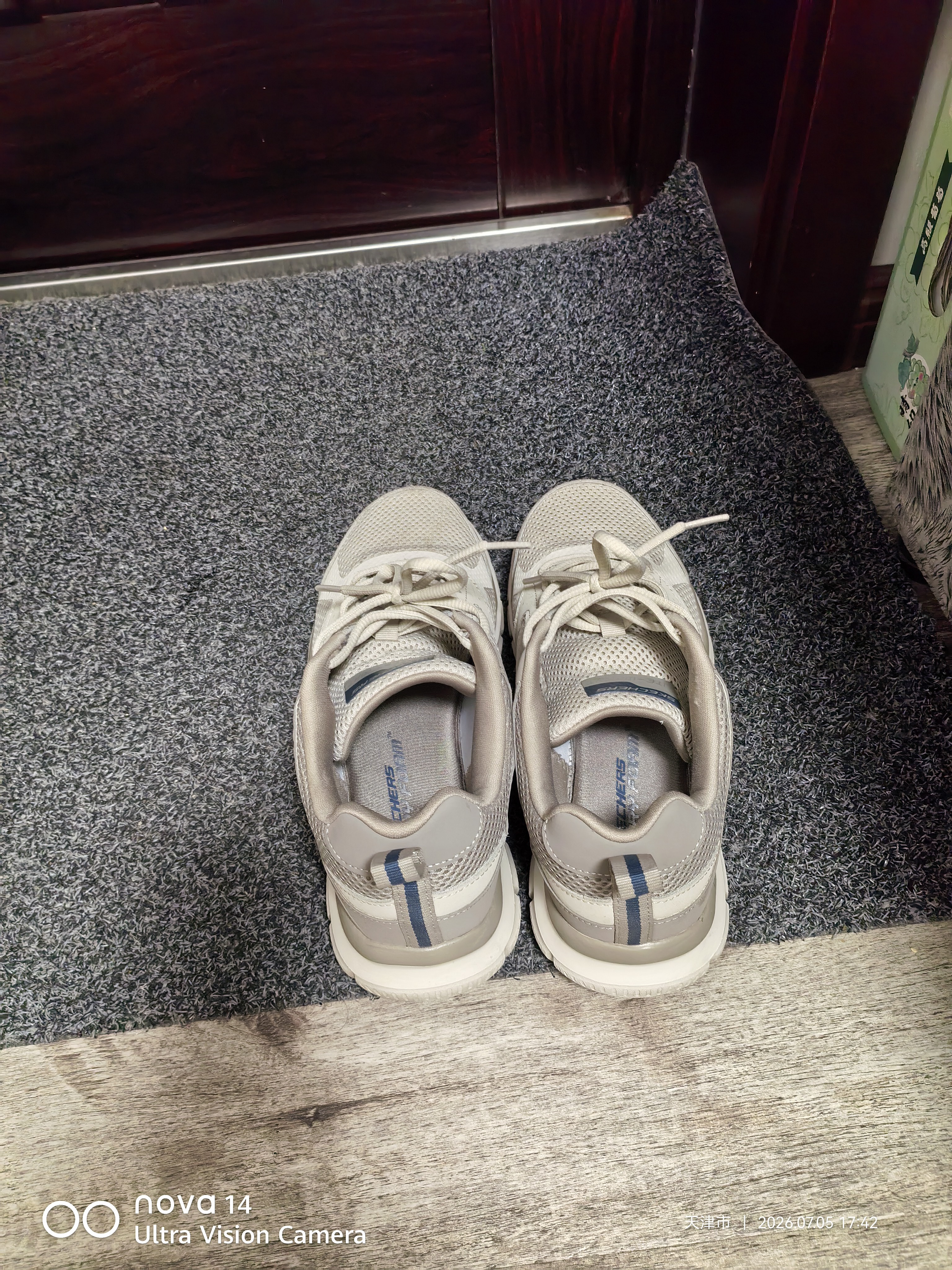 斯凯奇（Skechers）运动鞋男士夏季网面透气休闲鞋户外软底轻便跑步鞋232398 实拍图