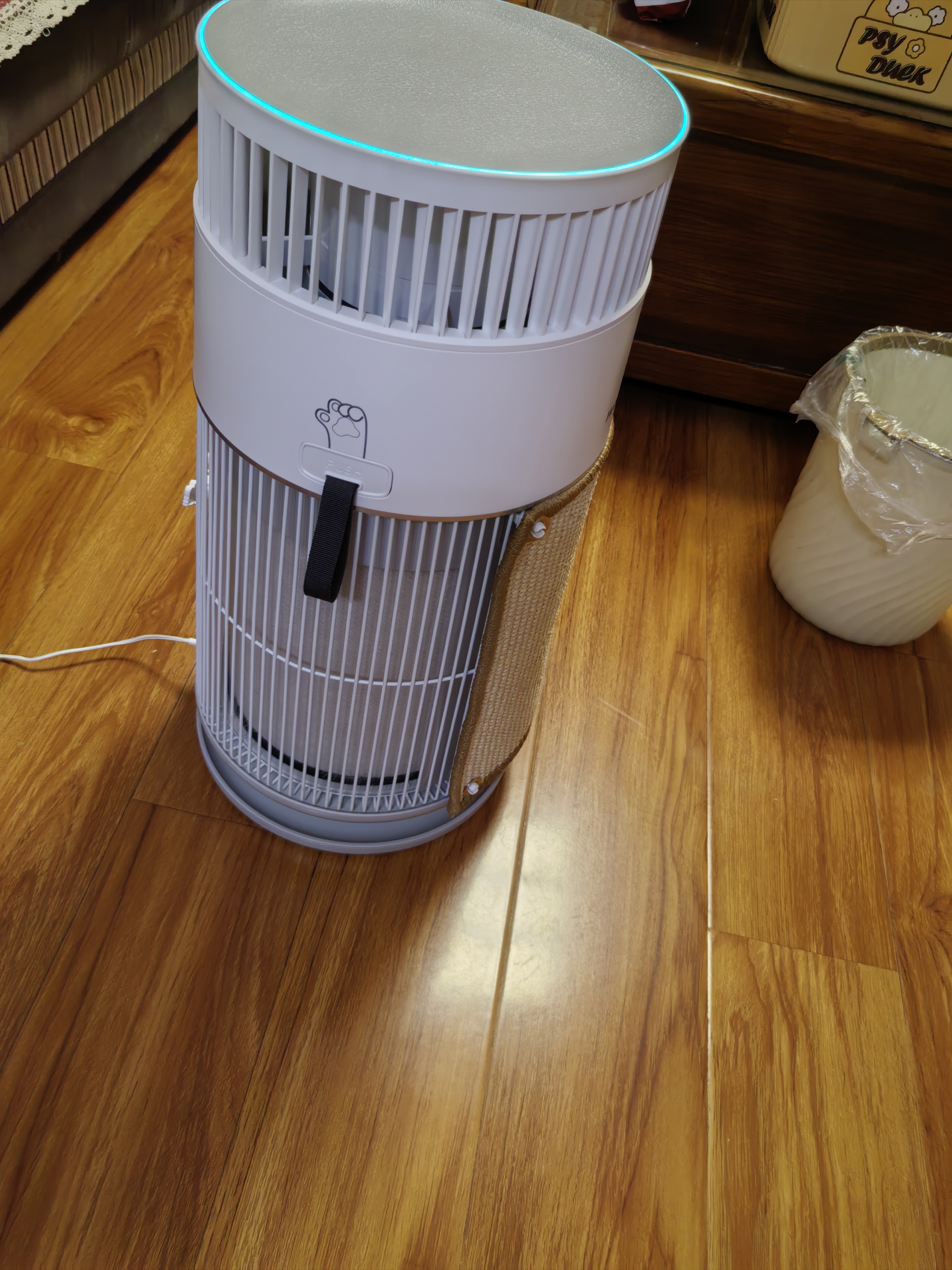 霍尼韦尔（Honeywell）宠物空气净化器吸猫毛除过敏源猫猫搭子 猫毛净化器杀菌消毒除异味KJ360F-C22W 实拍图