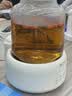 小质养生壶1.5L全玻璃花茶壶0胶水0金属恒温煮茶器办公室热牛奶神器保温壶家用烧水壶电热水壶 实拍图