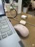 罗技（Logitech）M221 轻音鼠标 无线鼠标 办公鼠标 对称鼠标 带无线微型接收器 米白色 实拍图