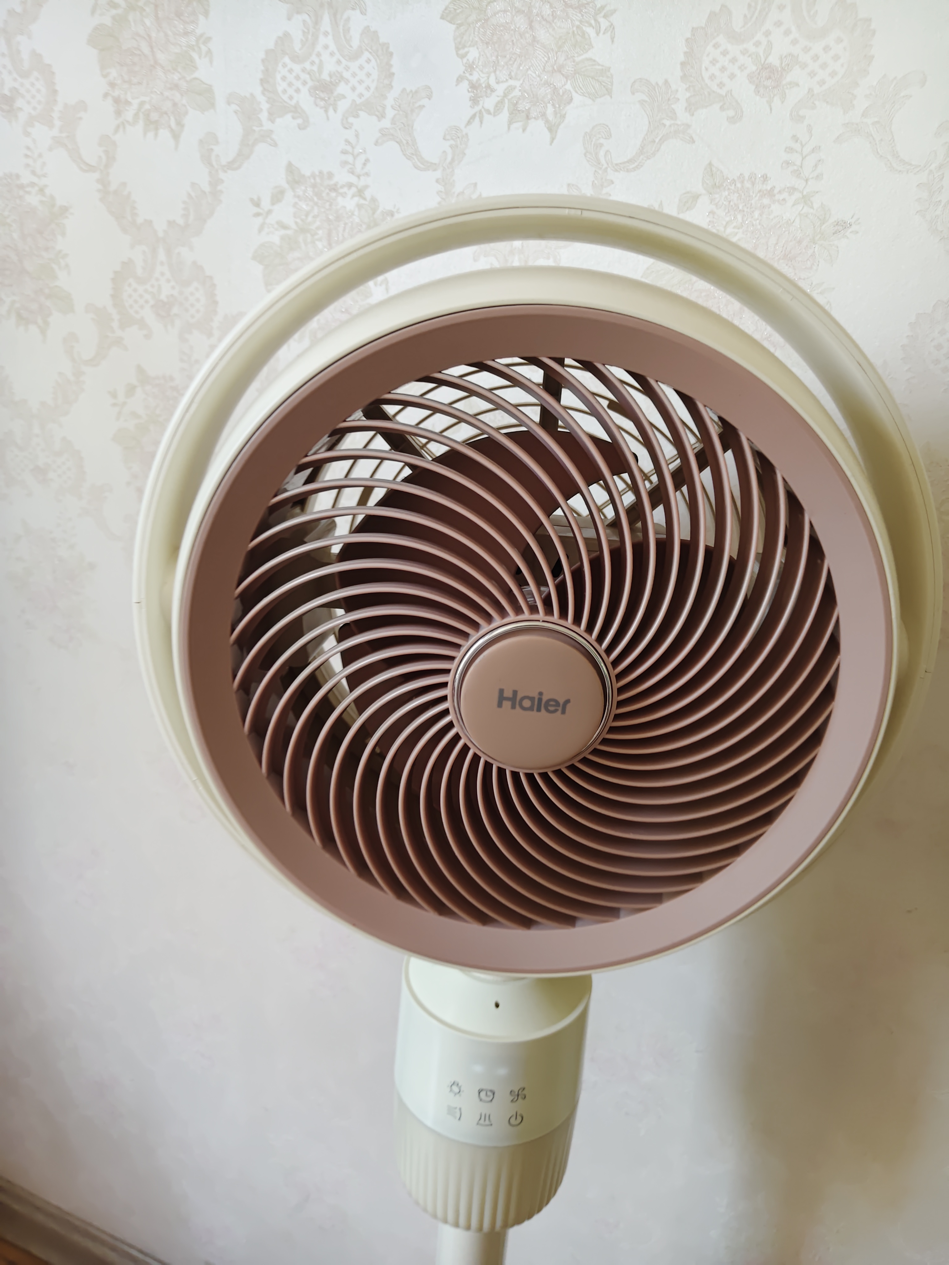 海尔（Haier）空气循环扇大风量直流风扇摇头电风扇抑菌驱蚊语音风扇家用台式落地扇轻音节能柔风轻羽扇电风扇 【直流电机】24档驱蚊杀菌HFX-Y2367AD 实拍图