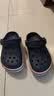 卡骆驰（CROCS）贝雅卡骆班儿童洞洞鞋沙滩鞋男女童包头拖鞋/207018/207019 深蓝色-410 26 (155mm) 实拍图
