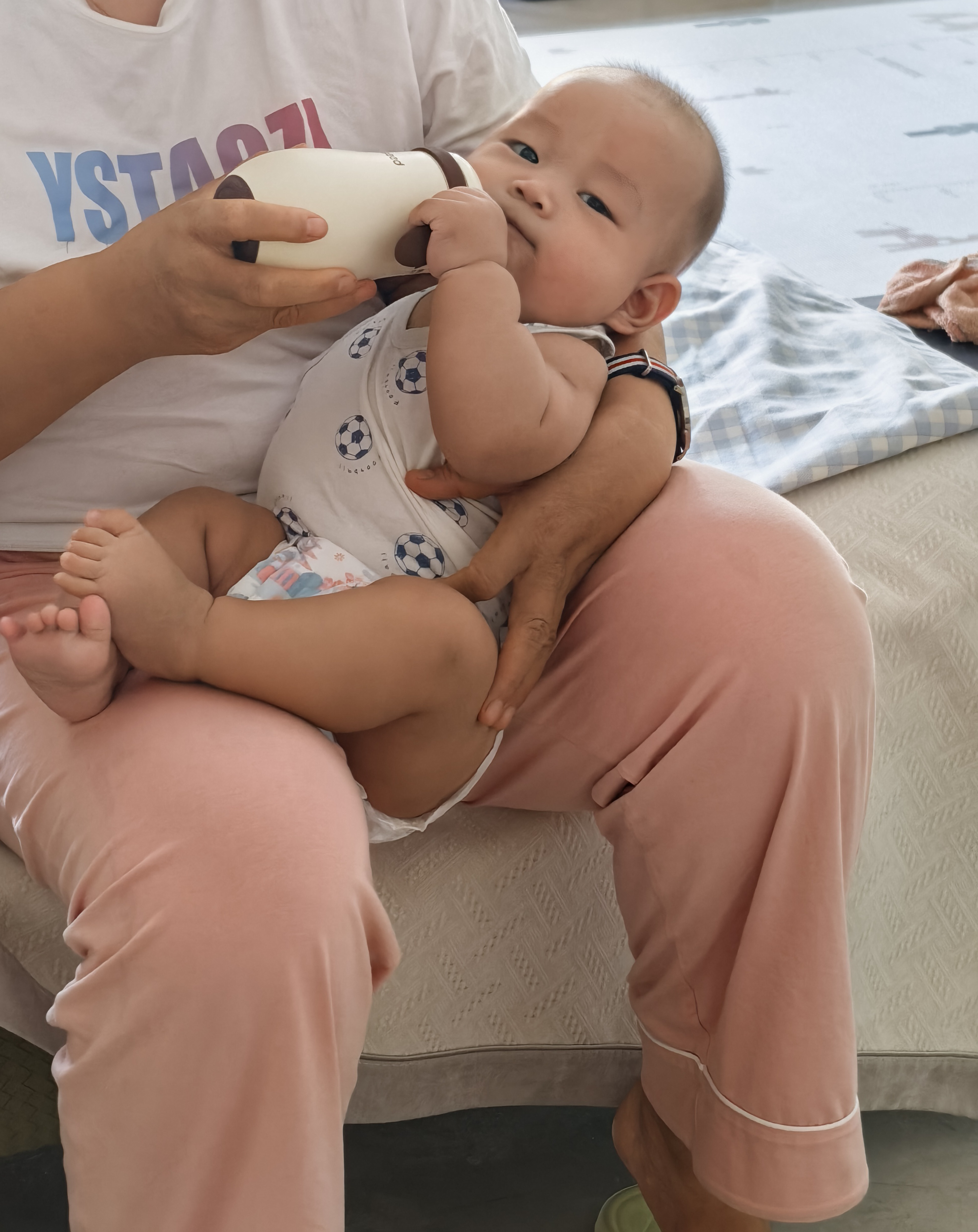 世喜婴儿保温杯幼儿小月龄316L不锈钢奶瓶哈尔滨极地公园联名款学饮杯 实拍图
