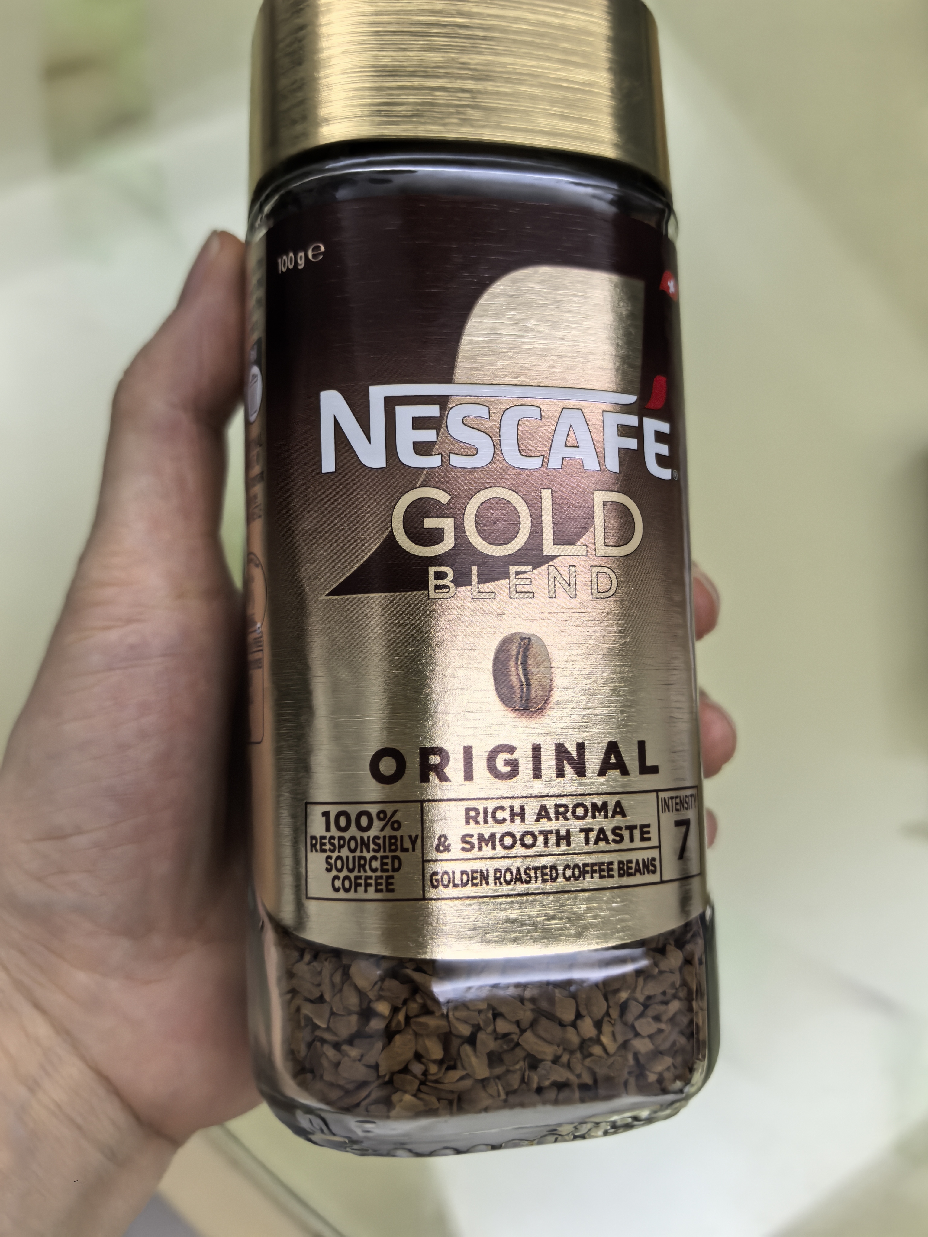 雀巢（Nestle）瑞士金牌冻干黑咖进口0糖0脂低卡*燃减健身原味100g 实拍图