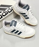 adidas ENTRAP美式校园风运动少年感复古篮球风板鞋男女阿迪达斯 汉玉白/岩层橄榄绿/银灰绿   40 实拍图