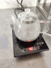 益茶福全自动上水电热水壶茶台烧水壶抽水烧水一体机玻璃底部上水单壶茶几保温泡茶壶开水壶煲水壶 1L 玻璃套装黑色单炉 实拍图