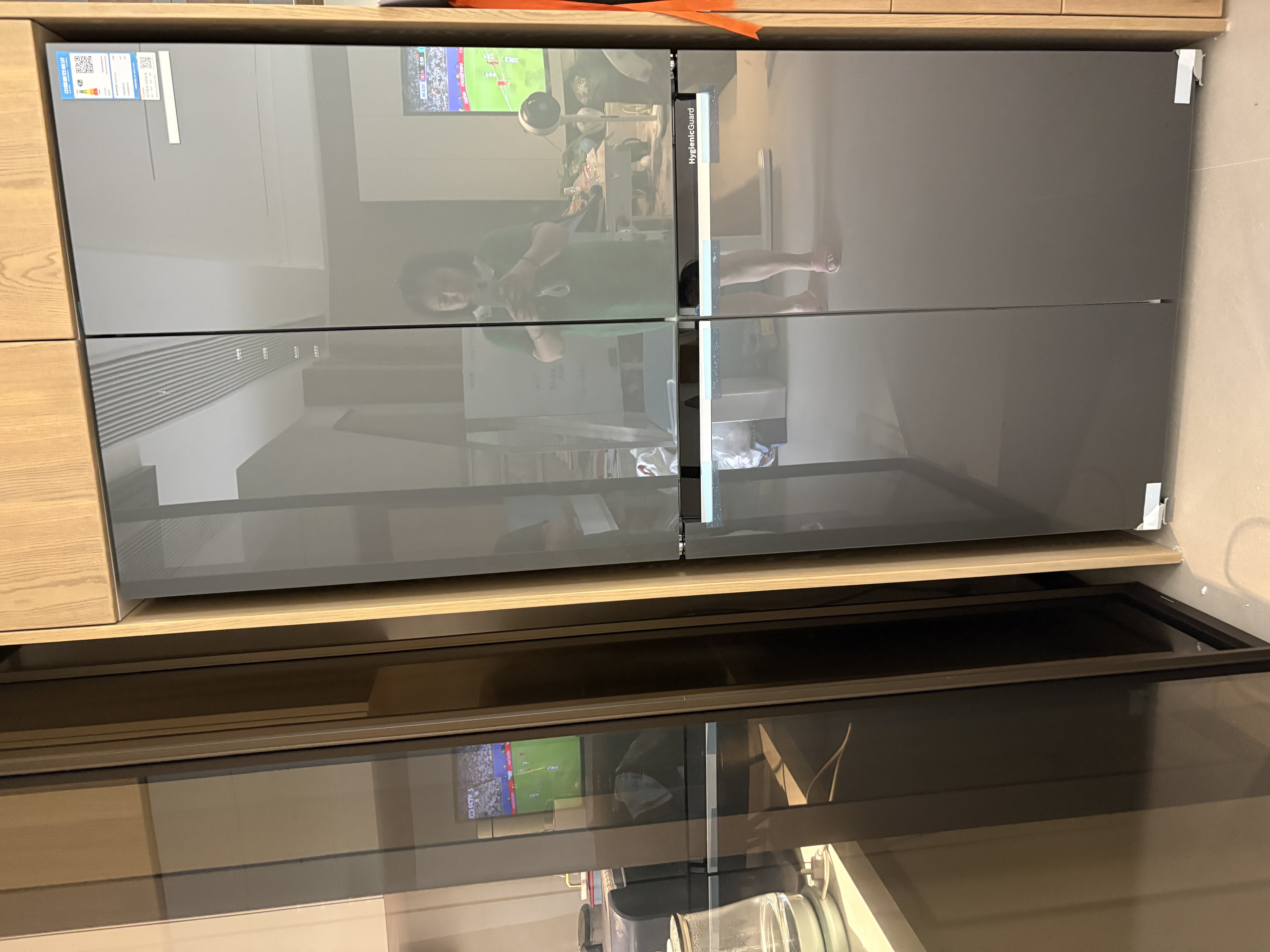 博世（BOSCH）【铂金净风抗菌】550L 超大容量冰箱 法式四开门多门家用变频无霜 超薄零嵌入式 变温冷鲜润保湿 K6C82EA98C星际灰 晒单实拍图