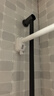 MYMOODHOUSE免打孔伸缩晾衣杆衣柜挂衣杆带挂钩窗帘杆晾衣架浴帘杆白110-200 实拍图