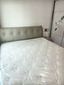 喜临门真皮双人大床现代简约风主卧卧室婚床家具 暖暖S 银鼠灰+白骑士plus床垫 1.8*2米 实拍图
