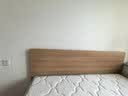 全友家居 北欧原木风次卧室家用双人床1.5米x2米现代简约板式大床家具 实拍图