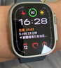 Apple/苹果 Watch Ultra 3 智能手表GPS+蜂窝款49毫米原色钛金属表壳铁锚蓝色海洋表带 MEWJ4CH/B 实拍图