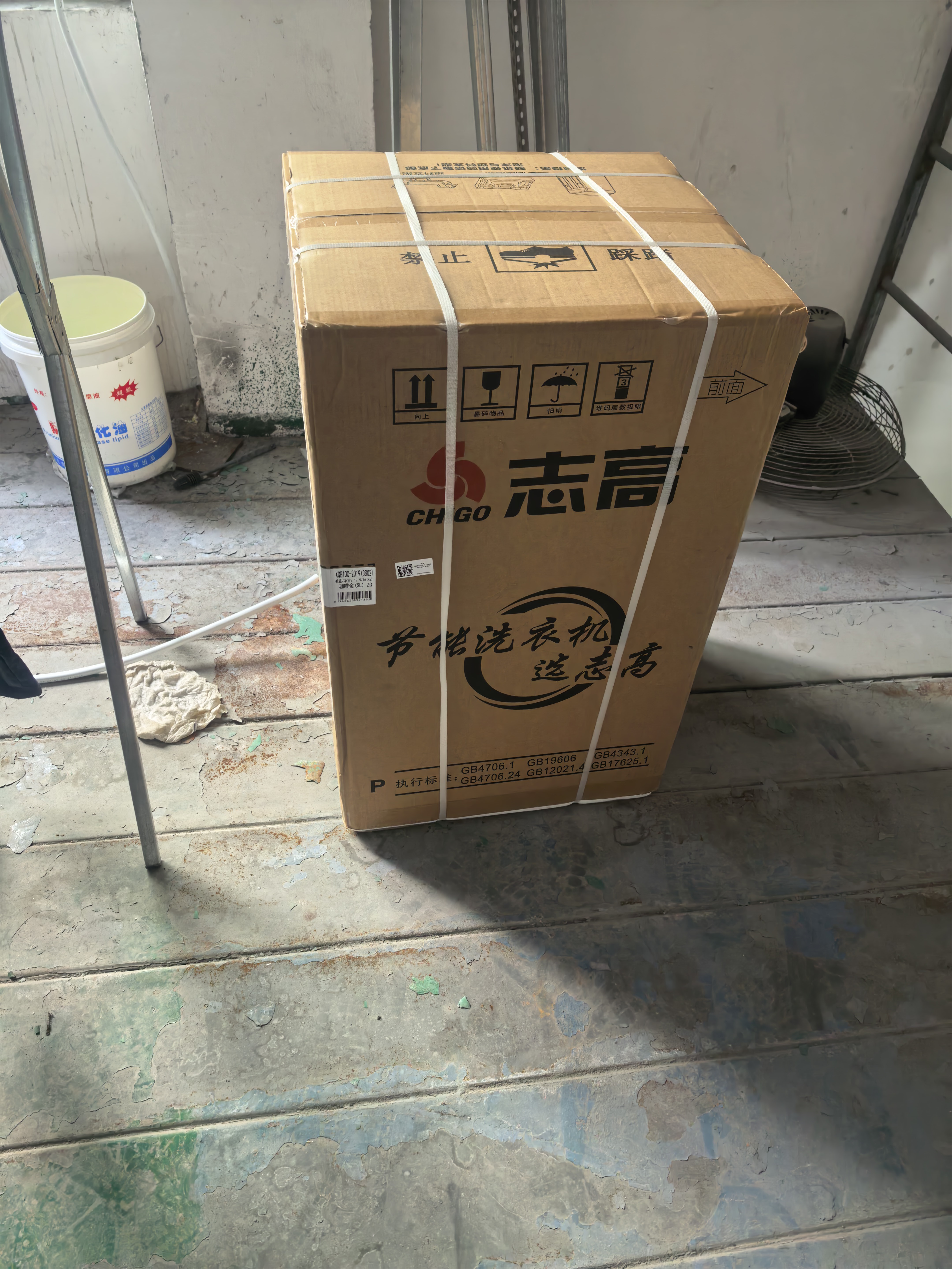 志高（CHIGO）全自动洗衣机 家用小型波轮 洗脱一体机大容量 公寓宿舍出租房 加厚款 波轮 10kg 【蓝光洗护+风干洁桶+强电机】 实拍图