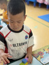 巴布豆童鞋凉鞋宝宝学步鞋防滑透气网面幼儿园室内鞋小白鞋水天蓝29码 实拍图