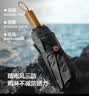 蕉下（beneunder）防紫外线遮阳伞太阳伞防晒伞三折双层黑胶晴雨伞BM011花椿 实拍图